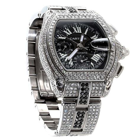 cartier roadster diamonds|cartier roadster watch price list.